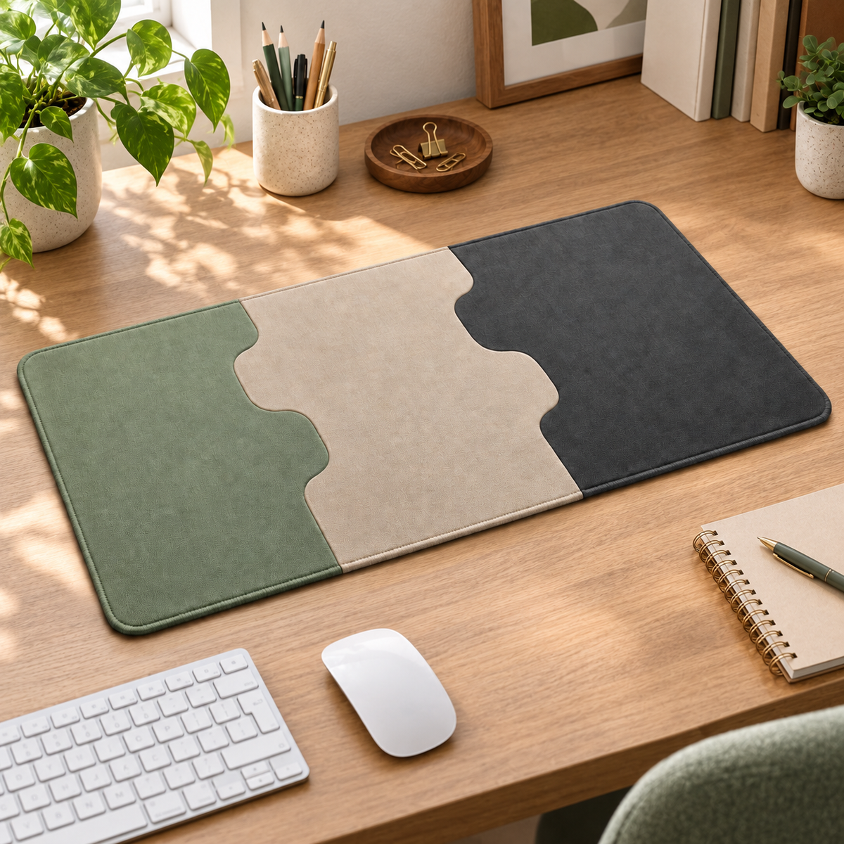 Tapis Atelier Modulaire – Tapis de bureau tricolore
