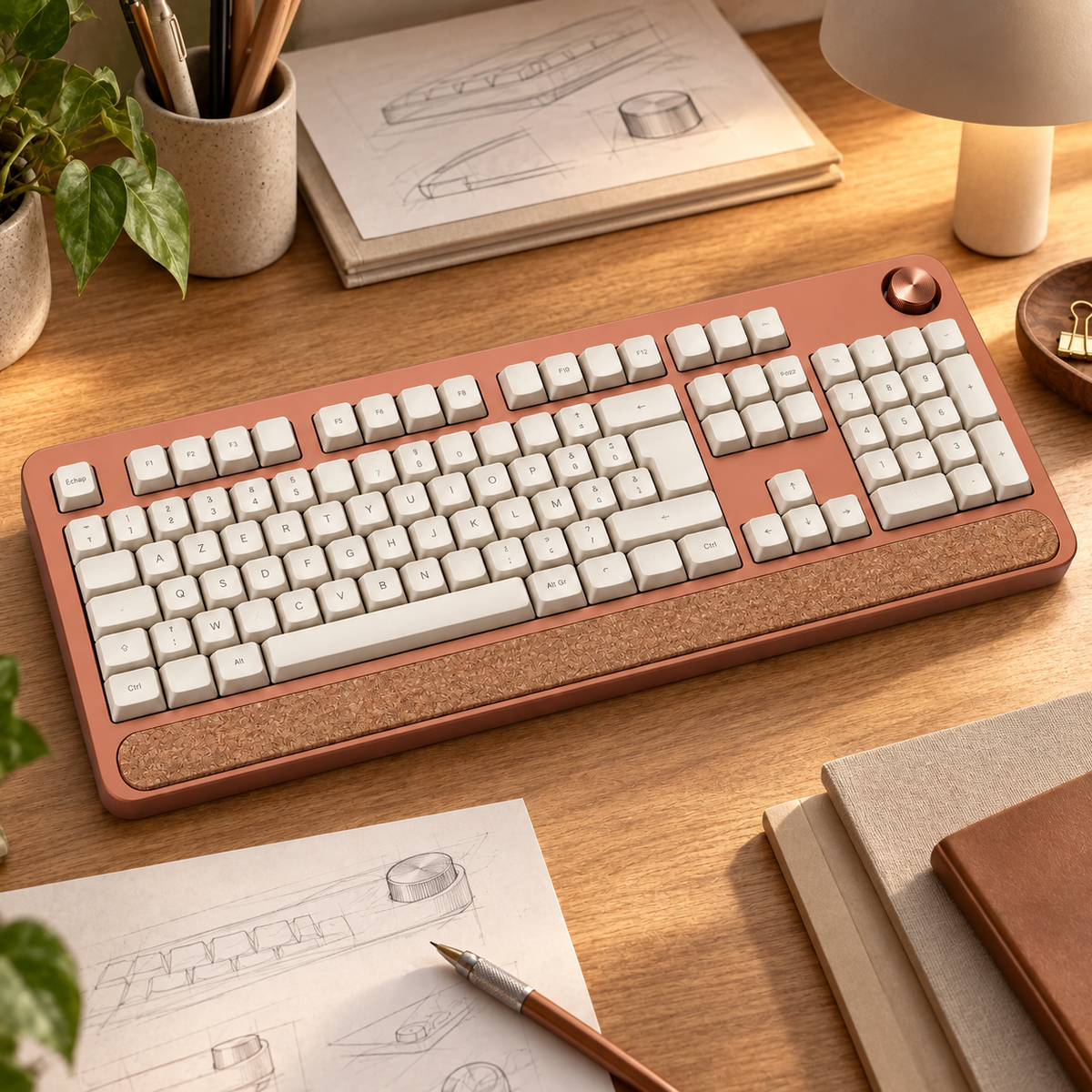 Clavier Atelier 96 – Clavier complet avec appui en liège