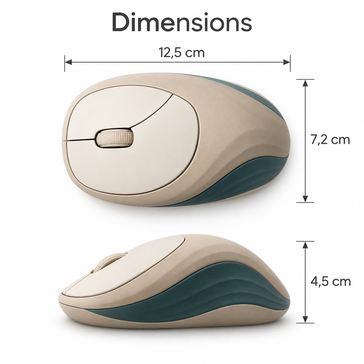 Souris Paume Sillage – Souris ergonomique profilée