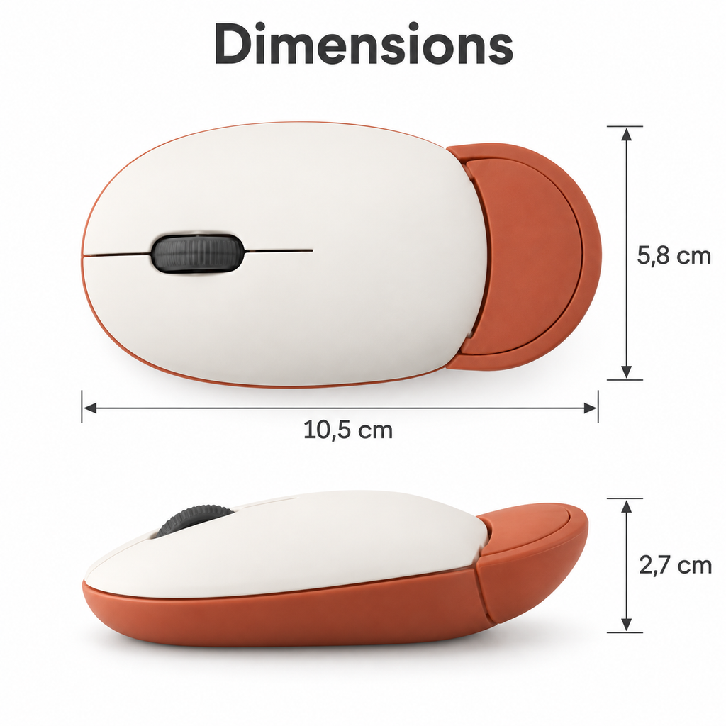 Souris Mini Nomade – Souris compacte de voyage